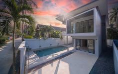 Recently Completed Contemporary 235 sqm Garden Pool Villa, Ban Tai